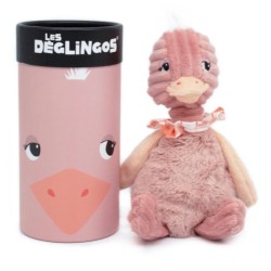 Peluche avec boîte cadeau.