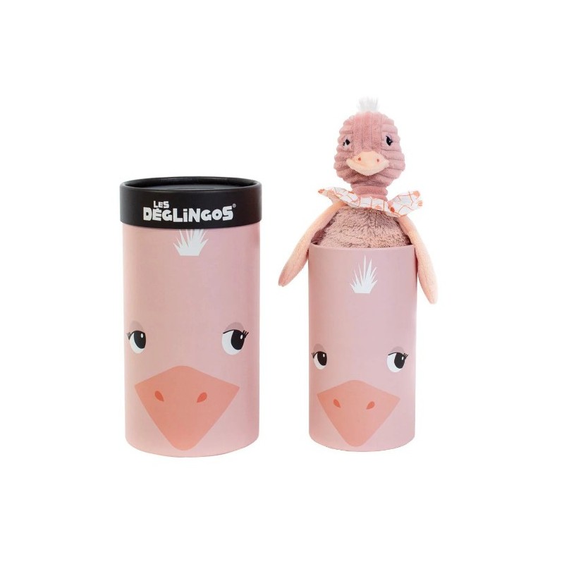 Peluche avec boîte cadeau.